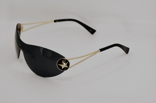 Black And Gold y2k Star Frames