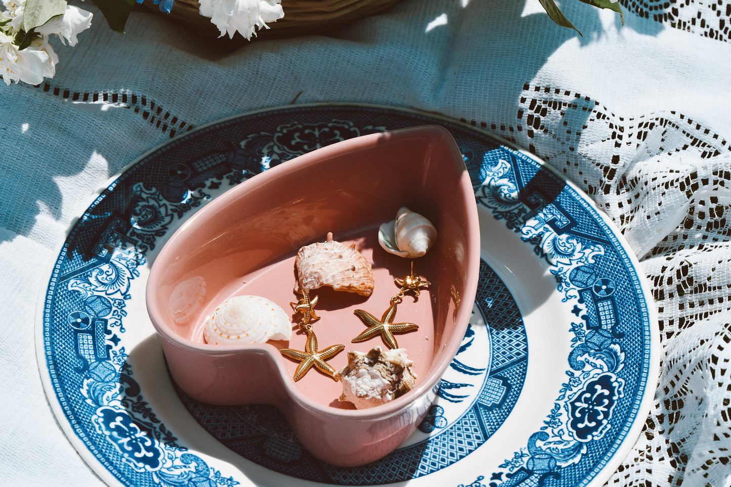 18k Gold Plated Starry Coastal