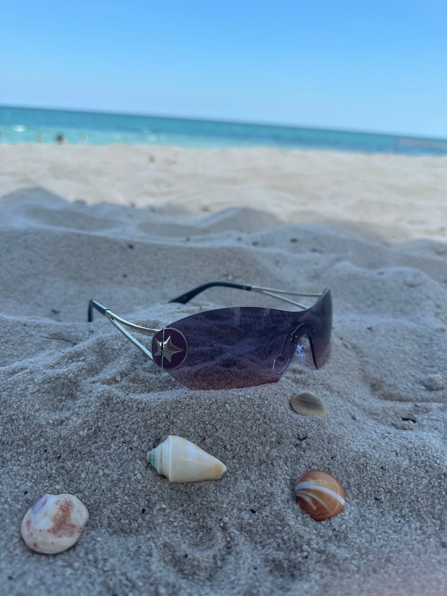 Purple Y2K Star Frames