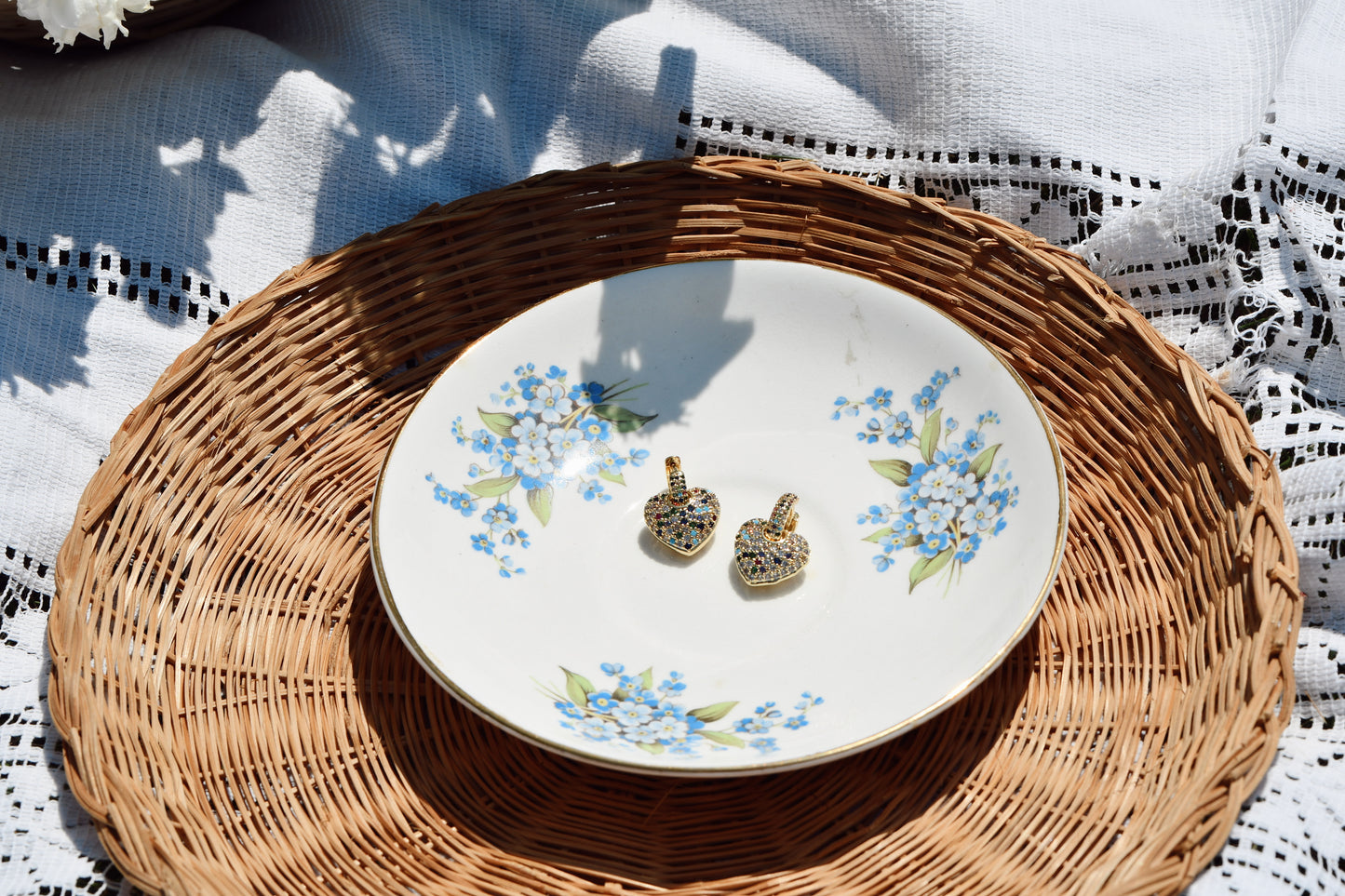 Colorful Heart Dangles