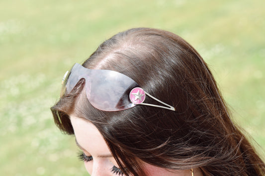 Purple Y2K Star Frames